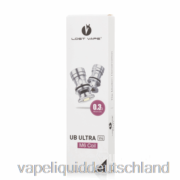 Lost Vape Ultra Boost Ersatzspulen [V4] 0,3 Ohm M6 Spulen Vape Liquid